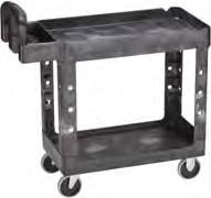 D. CONVERTIBLE UTILITY CART Converts from a utility cart to a platform truck in just seconds. 4300 400 lb., 2-Shelf, Black 1/ea. $622.00 E.