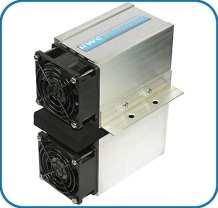 cooling capacity 316x203x161mm (LxBxH) 7,3 kg Air to Air 380W 176 W cooling capacity 253x205x215mm (LxBxH)