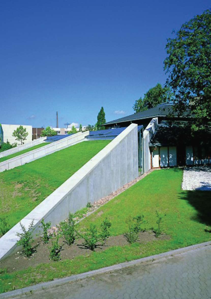 The Alkorgreen system is essentially an extensive green roof system but can be adapted to an intensive and a semi-intensive green roof system.