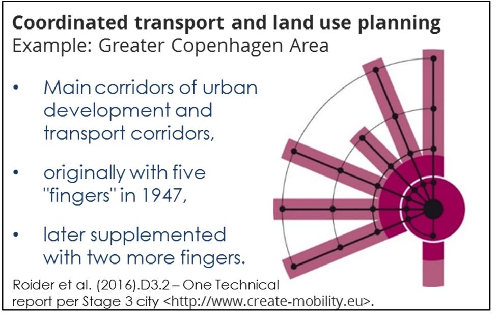 Policy Recommendations Backbone of urban sustainable transport systems: Integrated land use and