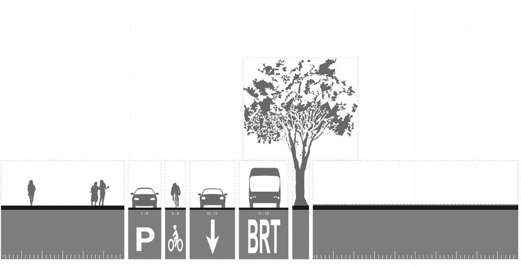 lanes bike lanes transit lanes street