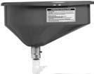 Can be used with pedestal or portable drain devices with 6" or larger drain. Model 273989 Funnel assembly for use with 3614.