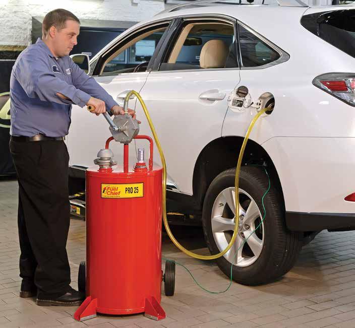 FUEL CHIEF The need for safe, effective and affordable portable fuel storage to meet the requirements of a myriad of applications and industries has never been greater.