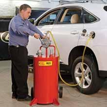 FUEL CHIEF Safe Fuel Handling Frequently, service procedures require the fuel tank to be removed or drained in order to replace the fuel pump, service the fuel pump, replace the tank because of