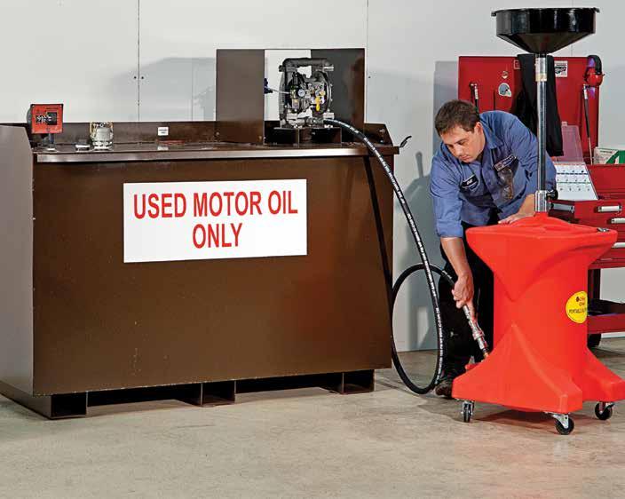 J OHND OW Environmental safety and responsibility is a primary goal when handling used oil.