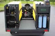 PRESSURE WASHERS ECOS Hot Water > Gasoline Powered > Diesel/Oil Heated If you re looking for a green solution to wash water disposal, Landa Kärcher Group s patented* and revolutionary ECOS Mobile
