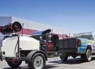 PRESSURE WASHERS TRV Hot Water > Diesel or Gas Powered > Diesel/Oil Heated When your business is mobile in nature and you re shuttling often between job sites, you ll want the convenience of a