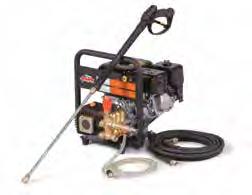 COLD WATER PRESSURE WASHERS - GAS POWERED CD SERIES Durable steel frame Crankcase pump Easy to transport Certified to UL safety standard Cold Water PW Model Order No GPM PSI Engine CC Pump Ship Wt