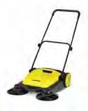 ) capacity Right side broom Capable of sweeping up to 100,000 sq. ft.