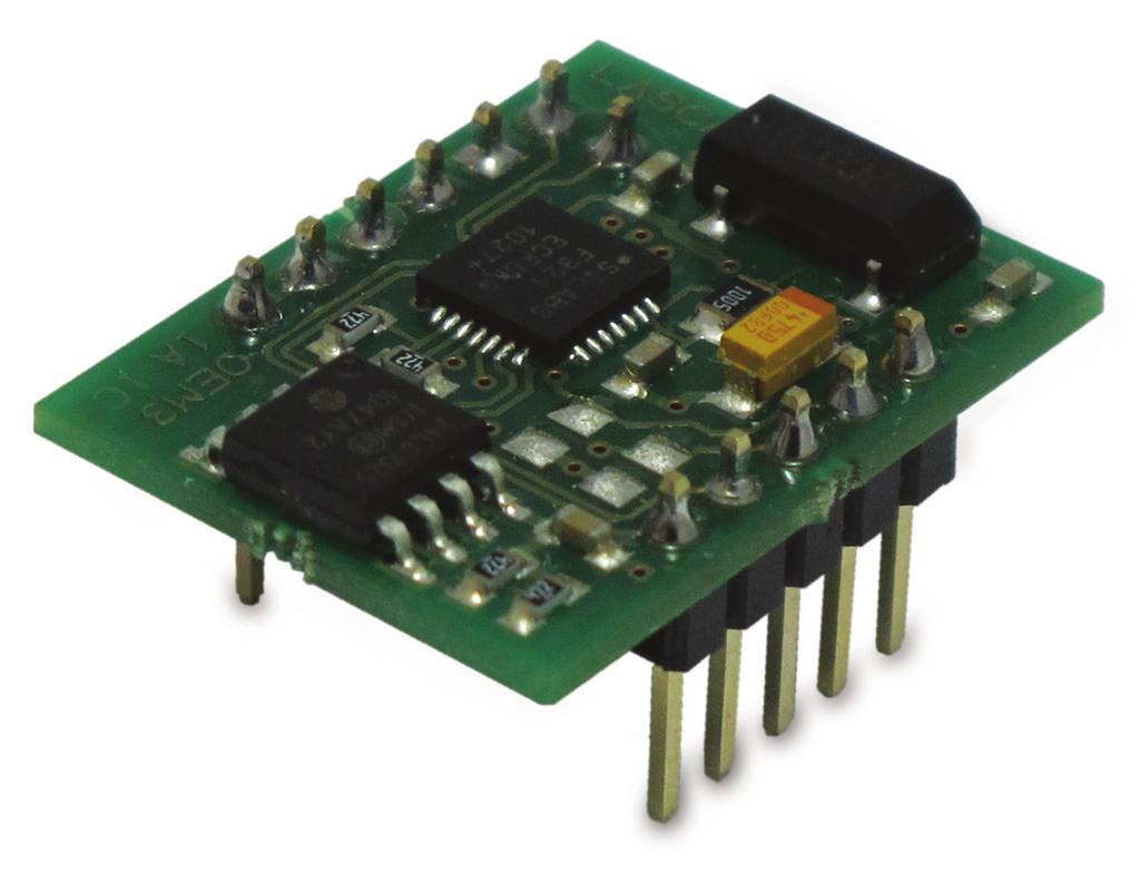 FEATURES PCB Mounted (2.54mm pitch, header sockets) 0 to 2.4V d.c. Measurement Range Logging Rates between 1s and 12hr Stores 64,000 readings USB interface for set-up and data download (USB connector not included on module.