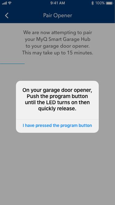 Wireless Setup and Installation Step 8: Add New Device continued See Appendix on page 21 for location of garage door