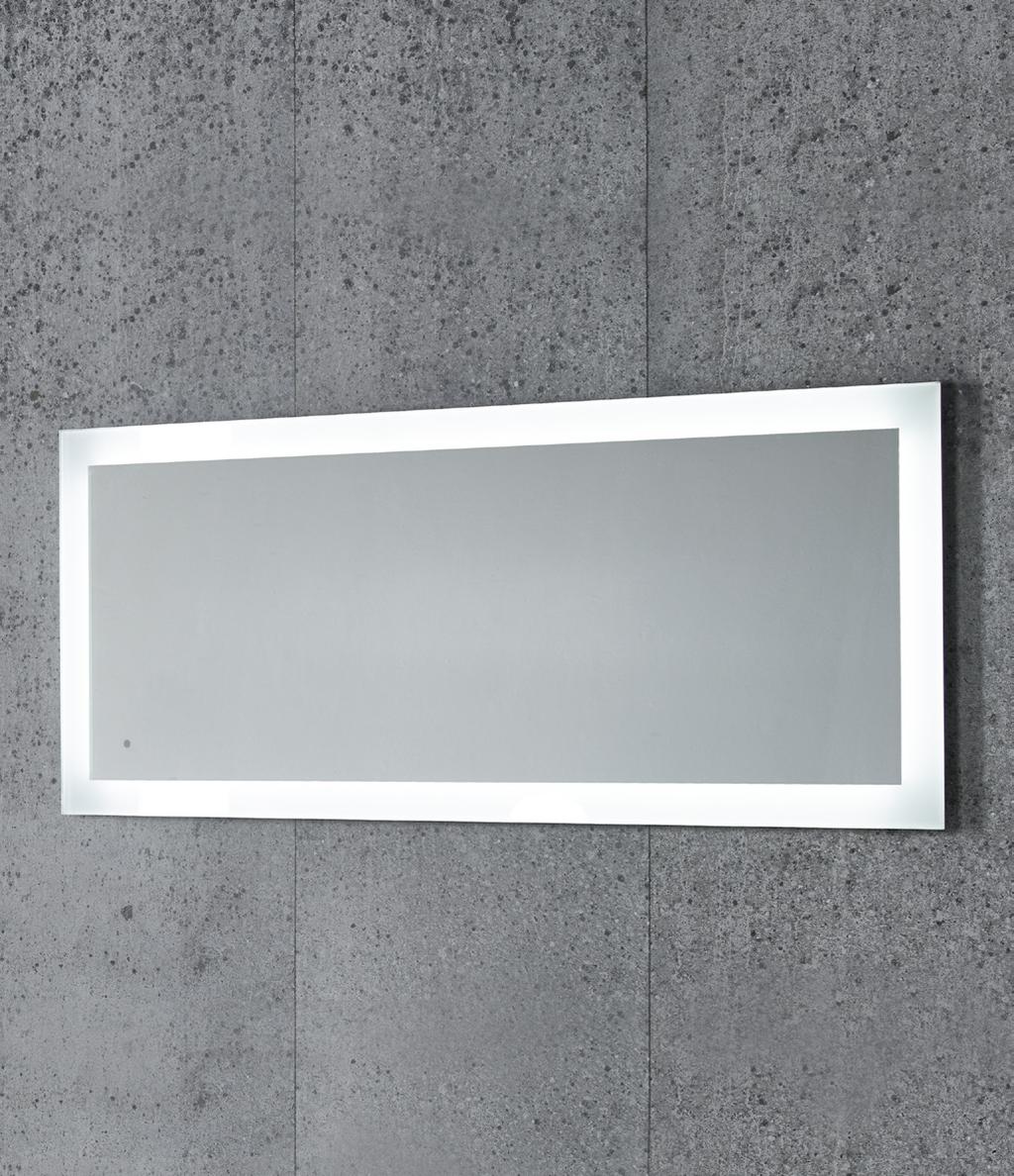 00 Drift LED Illuminated Mirror 1200(w) x 500(h) x 30(d)mm Features: Energy efficient LED lighting, Heated