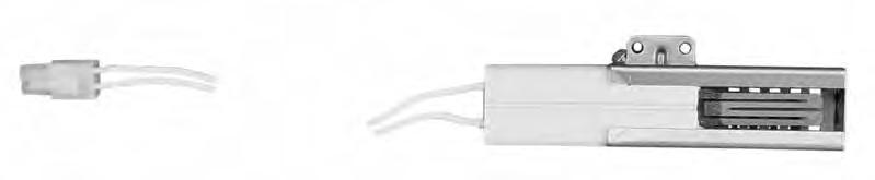 Switches 5303935067 Igniter, Oven Glow 14" lead wires 3-1/4" ceramic block Flat type Has