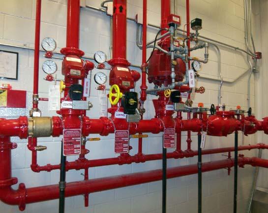Sprinkler Systems MGL 26G required in all new buildings > 7,500 sq. ft. with sufficient water flow and pressure. [903.