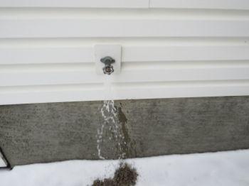 hoses and drain water lines in colder weather.