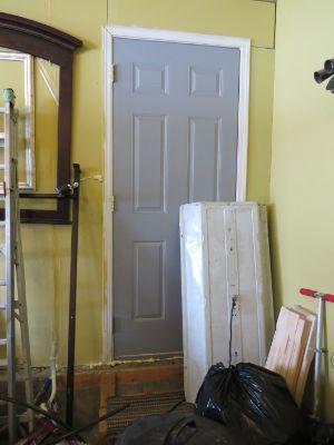 Garage Exterior Door, Observations & Recommendation: The steps at