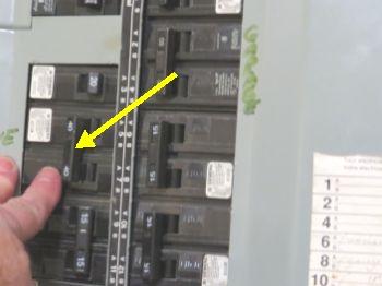 Turned off Breakers not connected 4.