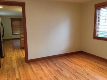 1. Dining Room Dining Room Walls and ceilings appear in good condition overall. Flooring is wood.