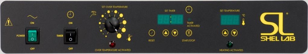 CONTROL PANEL OVERVIEW Power Switch Figure 1: Control Panel SMO14-2 and SMO28-2 The main power switch on the control panel (green lighted I/O) controls all power to the unit and must be in the I (ON)