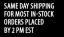 orders placed by 2 pm EST I can find