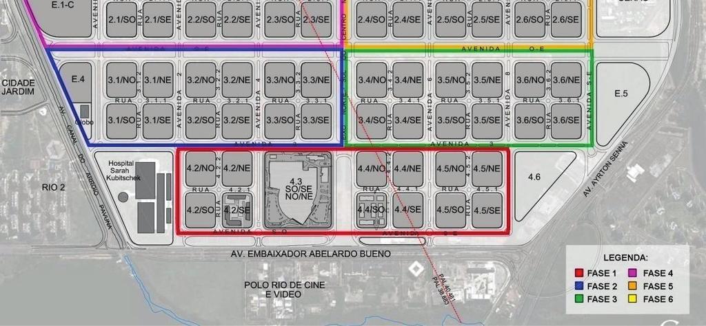 The diagnosis made below is intended to indicate the viability of the neighborhood become certified by LEED ND, showing the points that are already guaranteed and the ones that must be worked to meet