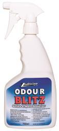 017S 017N 017V 017T 750ml ODOUR BLITZ Odour Blitz is a surface and space deodorizer.