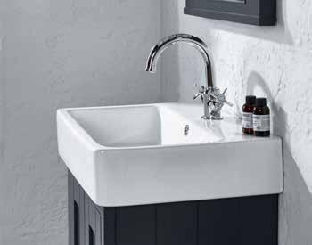 They feature 5 piece doors and tongue and groove side panels to give a classically timeless appeal. The 550mm basin unit is also available with the option of a 2 tap hole basin.