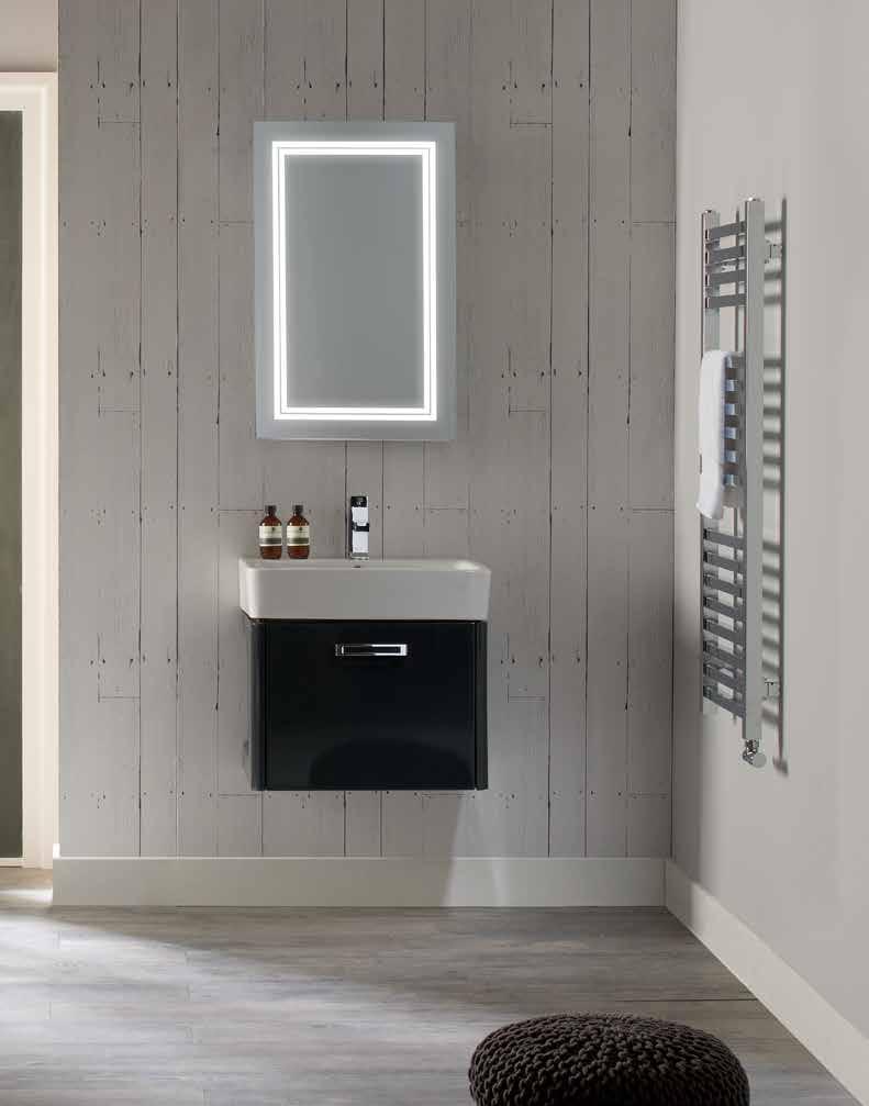 64 The Q60 Collection A versatile range that will look great in bathrooms large or small.