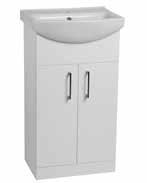 00 600mm Freestanding 600(w) x900(h) x 430(d)mm 500mm Back To Wall WC 570(w) x 840(h) x 235(d)mm Opal basin unit doors now have