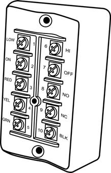 Installing Main Control The main control may be installed onto a 2" x 4" electrical switch box or it may be surface mounted onto a wall.