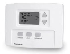 Detailed installation instructions and modes of operation can be found in IM 1152 Table 1: Thermostat Summary Table Thermostat Type Model Software Tabs ON/OFF Switch with 3-speed Fan Switch with