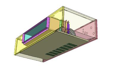 Physical Data Figure 16: Dimensions Cabinet Fan Coil, Front Discharge Bottom Return Top View Control Box 18.0 25.0 (4) ¾" Mounting Holes RefeRence Point C.XX 2.375 D 4.