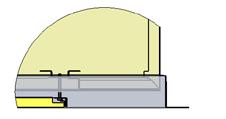 0 Floating Ceiling Panel Side View Detail A Detail A Plate to cabinet connection for fully recessed units Figure 20: Dimensions Trim Flange Mount 25.0 29.5 4. 7.0 X Y 7.0 2.0 typ.