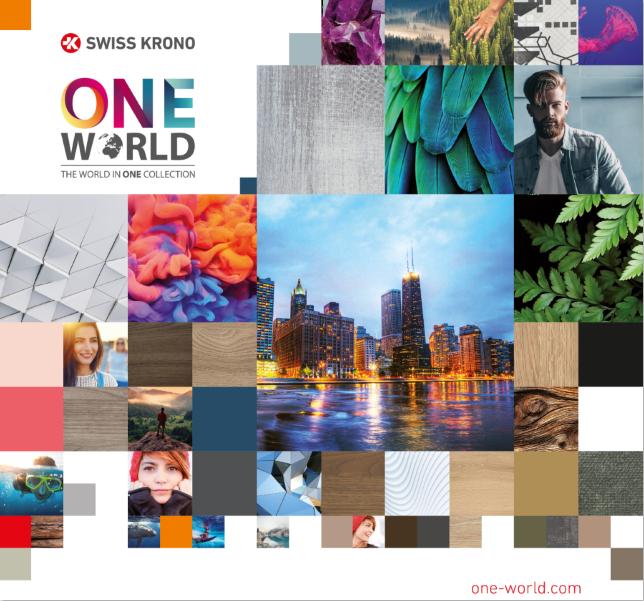 The key visual of the ONE WORLD COLLECTION, which expresses our world s colourful diversity.