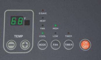 Emergency Heat (Heat Pump Models Only) Bypasses compressor operation and activates the ceramic or coil heater during periods of extreme cold.
