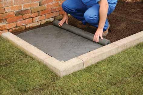 Weed-control fabric which avoids the use of chemicals Lightweight and simple to install Maintenance free and resistant to microbiological and chemical attack Ideal for landscaping, garden beds and