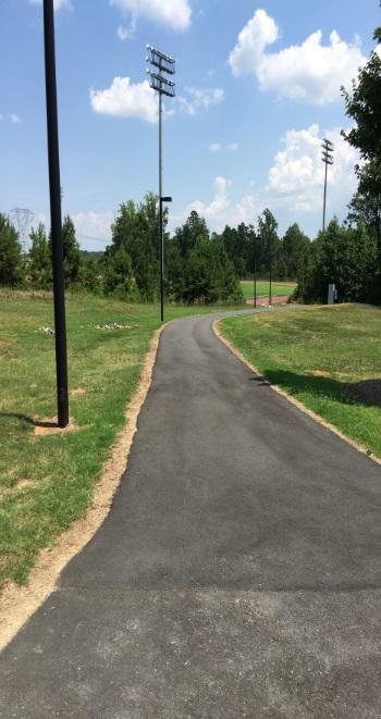 Repave existing asphalt trails.