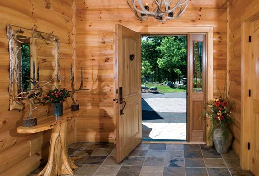 Northern Splendor ggil and Rocky Schmidtke lived in a log home for three years, but they never felt like it was their own. It was someone else s plan, and the layout didn t work for us, Rocky recalls.