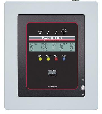 Adding a wireless X40 controller will give you local access to all the gas concentration measurements.