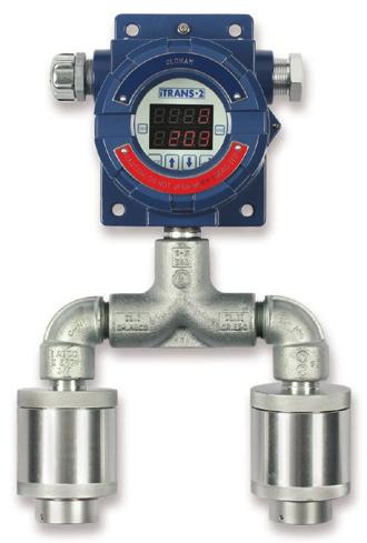 The sensor units are made of 316L stainless steel for increased resistance to corrosive agents, and they can be installed remotely up to 15 meters away from the display for detection in hard to