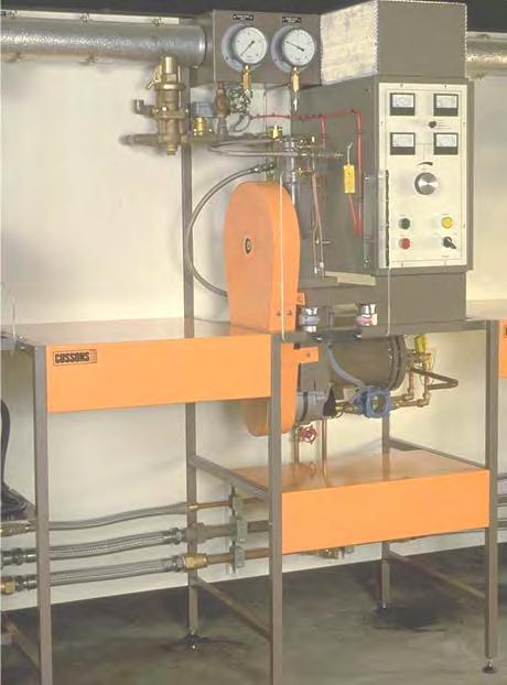 This apparatus enables student to:- Demonstrate the operation of the condenser Investigate the heat transfer coefficient of condenser tubes under varying conditions of inlet and outlet pressures and