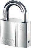 PL341, PL341/50 BRASS PADLOCK A strong padlock for storage doors, gates and windows as well as trailers, protective bars, storage lockers, boats,