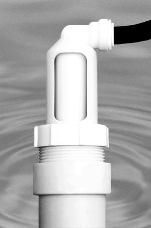 DLA-G Multipurpose Airgap DAIN LINE ADAPTE The DLA-G multipurpose standpipe airgap is designed for residential and commercial water softeners and O s.