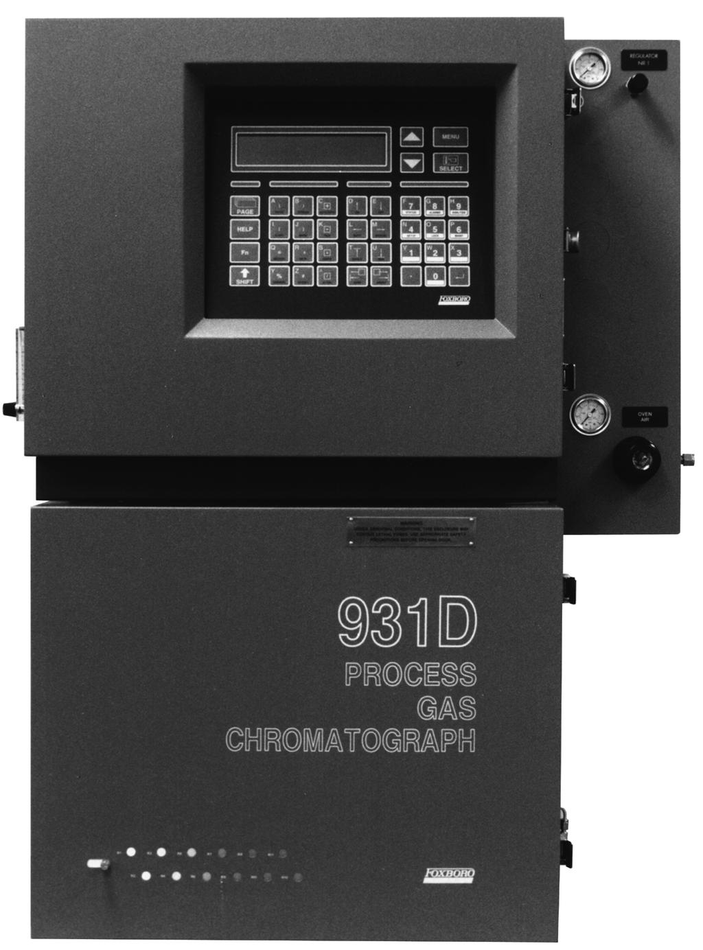 Product Specifications PSS 6-4N1 D 931D Style B Process Gas Chromatograph The new 931D Style B Process Gas Chromatograph continuously analyzes, measures and reports the concentration of components in