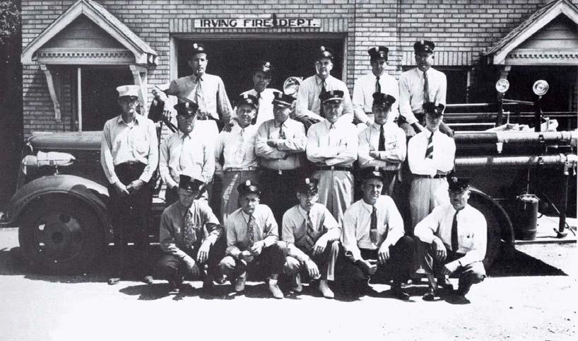 IN THE 1930 S THE VOLUNTEERS BOUGHT A USED REO FIRE TRUCK FROM THE MINERAL WELLS FIRE DEPARTMENT.