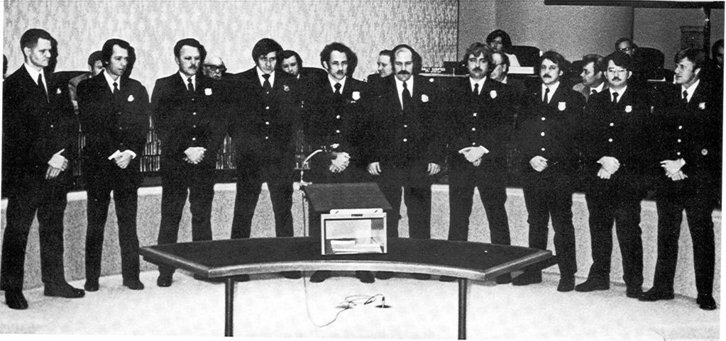 CHIEF SPILLMAN WAS HIRED IN 1977 AFTER HE RETIRED FROM THE DALLAS FIRE DEPARTMENT.