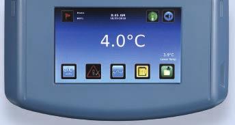 Interactive temperature graph Home screen customization
