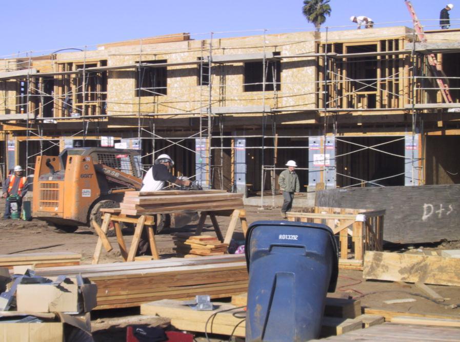 Residential construction in Downtown Escondido.