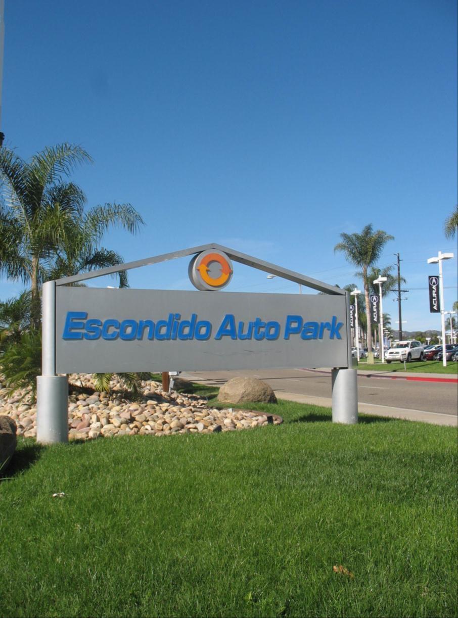 H. Planned Commercial Land Use Areas The Escondido Auto Park is a comprehensively planned regional commercial land use specializing in the sale, lease and maintenance of automobiles Planned