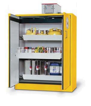Safety Cabinets Safety cabinets with wing doors - Overview new also with drawers Ingeniously simple - simply ingenious Convenient and efficient.
